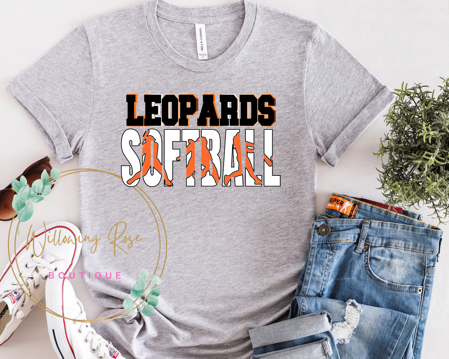 Zillah leopards softball player in words