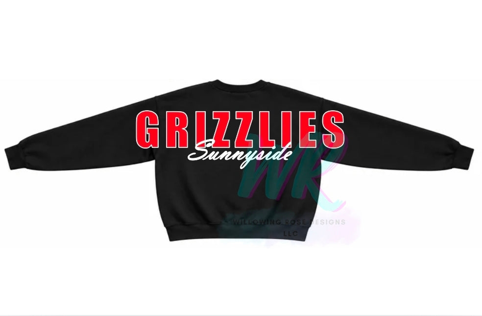 Sunnyside Grizzlies spirit cross
