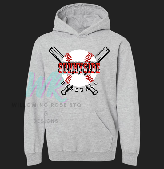 Sunnyside baseball hoodie