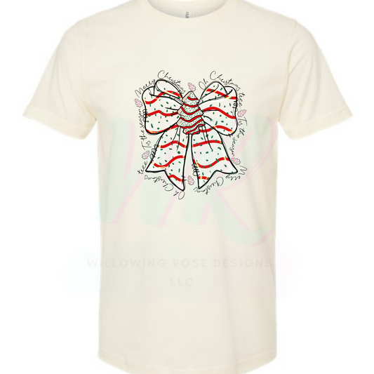 CHRISTMAS TREE CAKE BOW