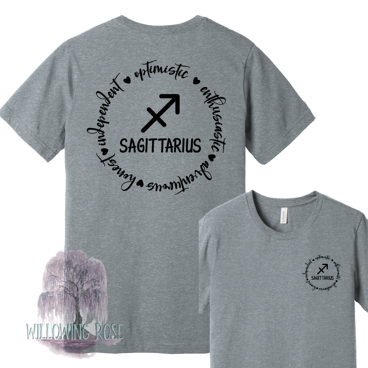 Zodiac tees custom tees- ALL SIGNS (ADULT)