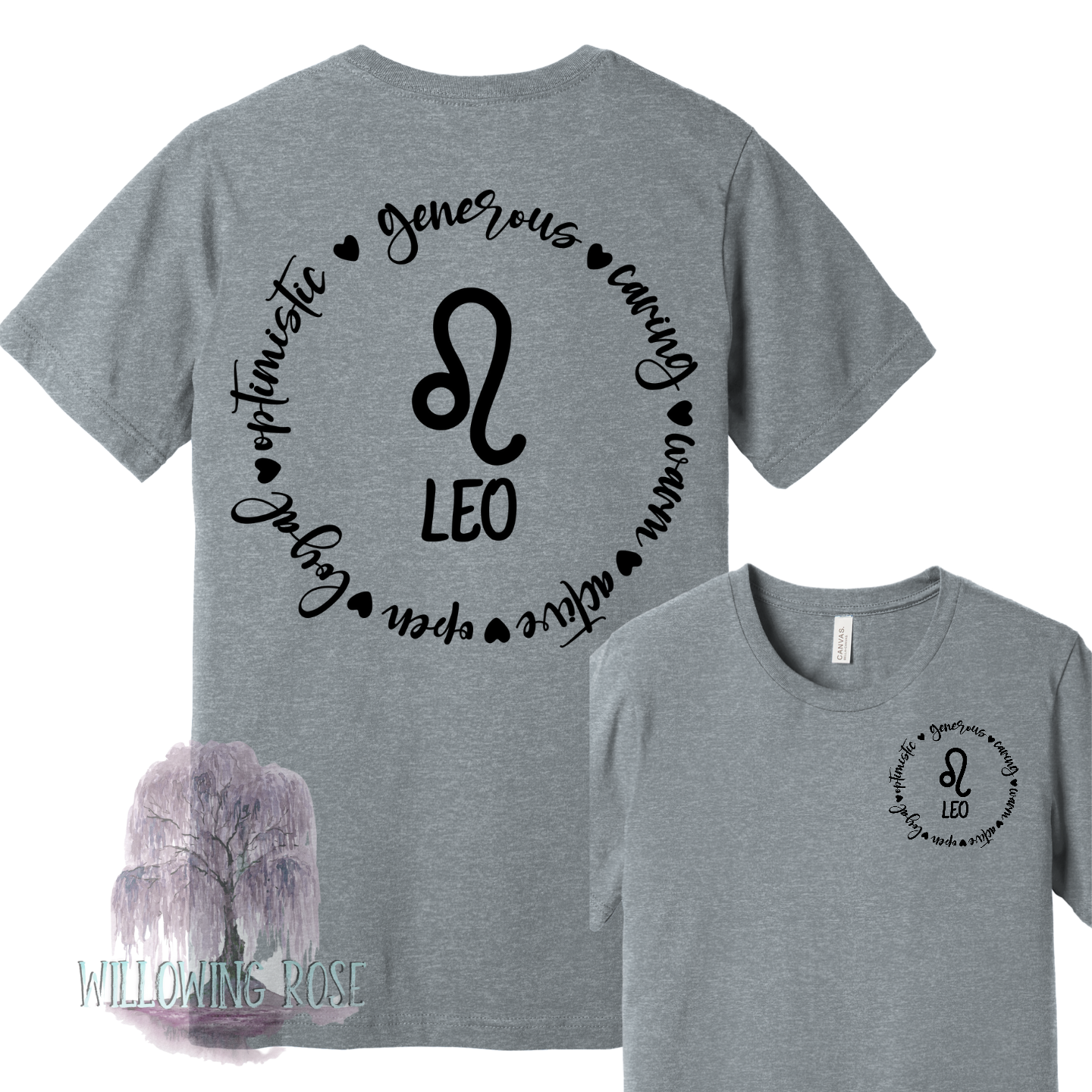 Zodiac tees custom tees- ALL SIGNS (ADULT)