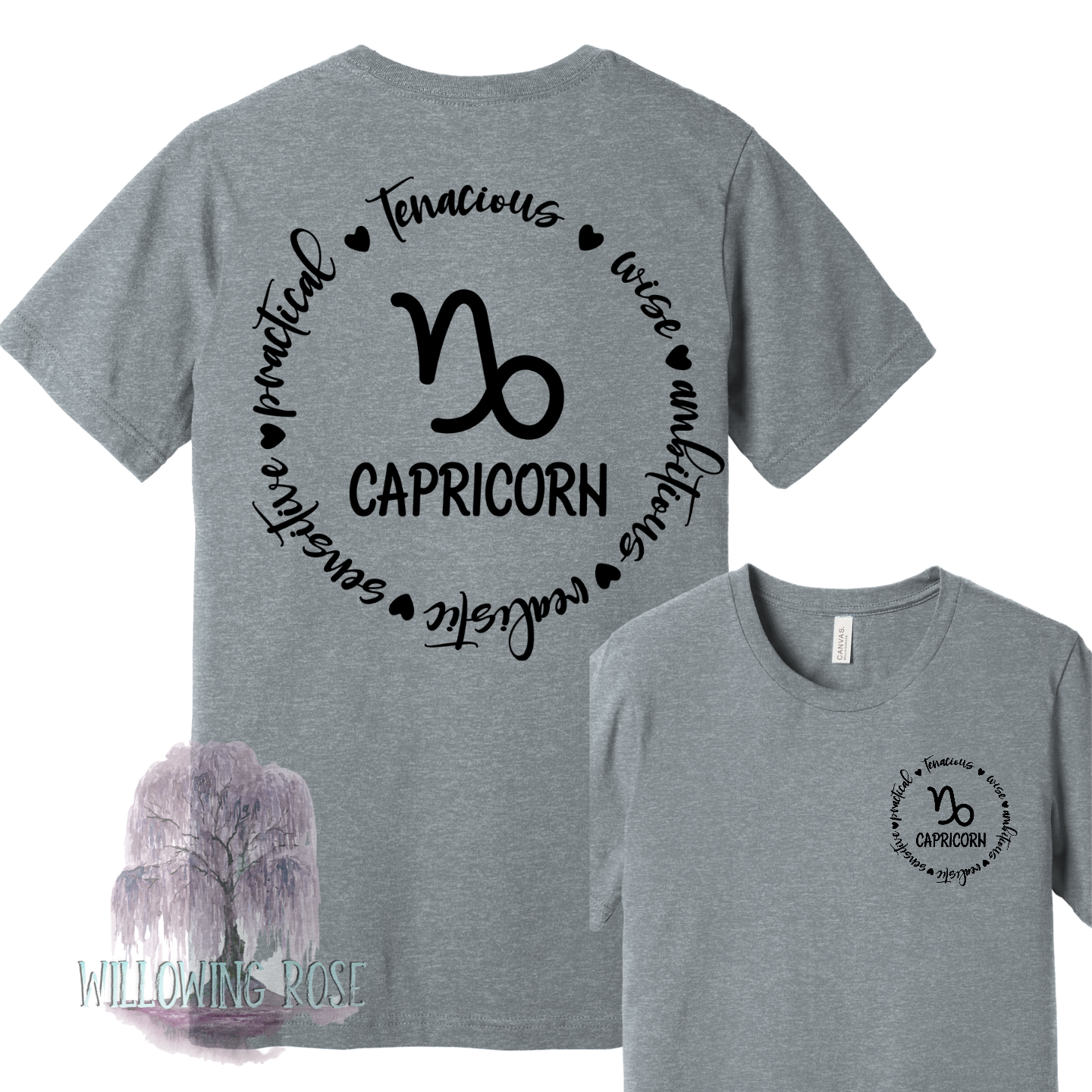 Zodiac tees custom tees- ALL SIGNS (ADULT)